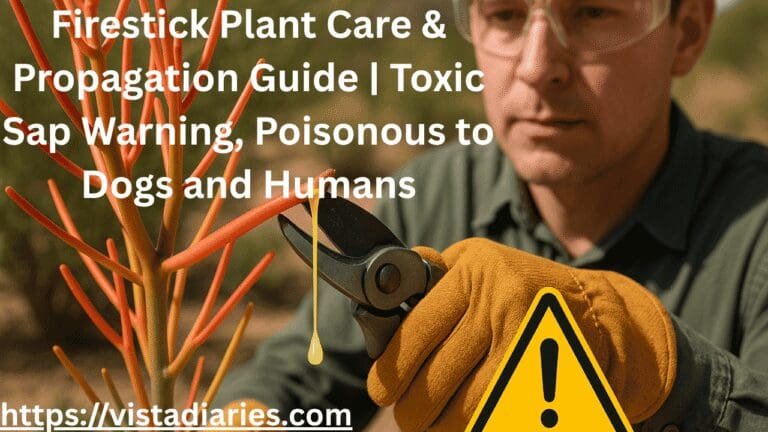 Firestick Plant Care & Propagation Guide | Toxic Sap Warning, Poisonous to Dogs and Humans