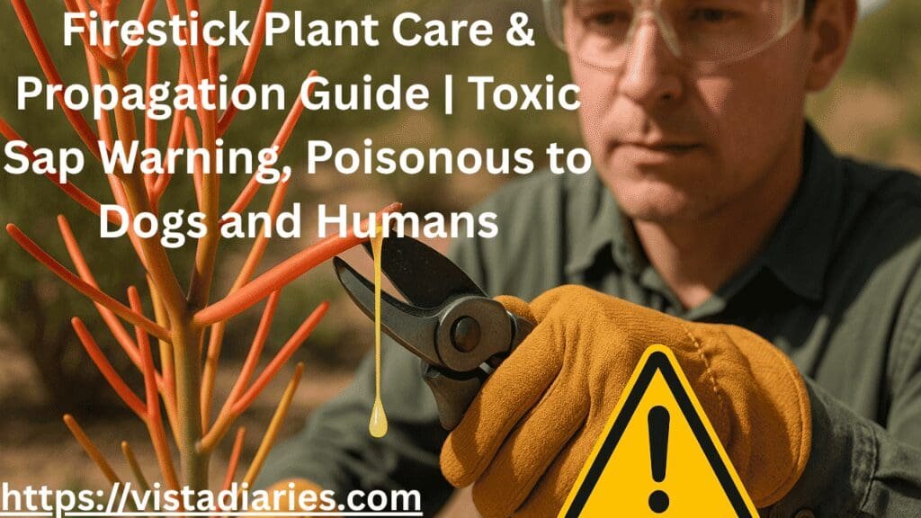 Firestick Plant Care & Propagation Guide | Toxic Sap Warning, Poisonous to Dogs and Humans