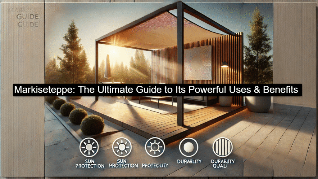 Markiseteppe The Ultimate Guide to Its Powerful Uses & Benefits