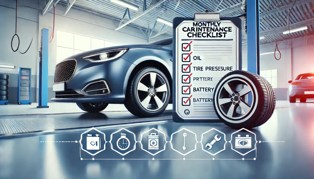 Monthly Car Maintenance Checklist for Smooth, Safe Driving & Performance