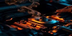 Car from Burning Oil